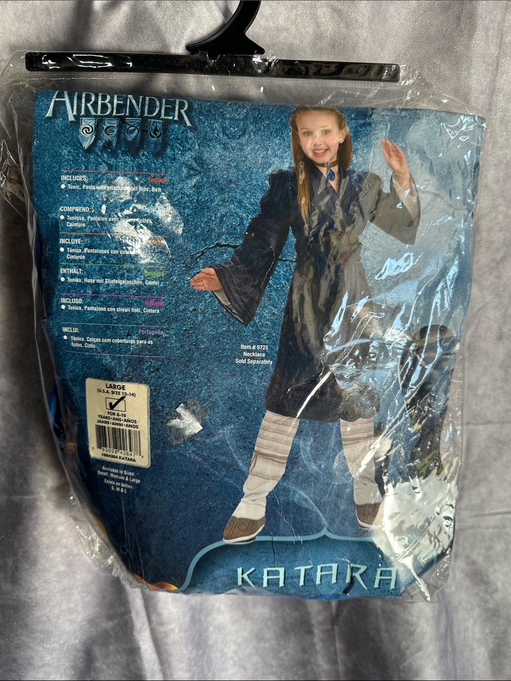 Nickelodeon Airbender Katara Costume - Blue and White